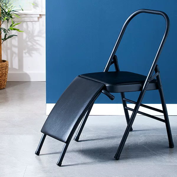 Thickened Yoga Chair Folding Chair Professional Iyengar Folded Chair Auxiliary Chair Tools Supplies Handstand Yoga Stool