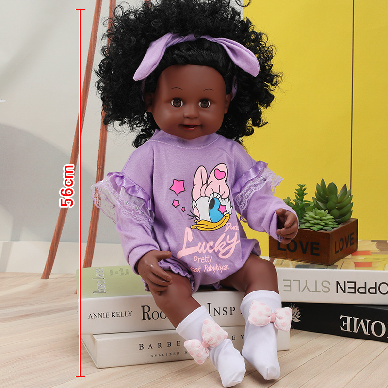 56 cm Rebirth Simulación de regalos de Barbie Baby Soft Girls Toy Set Muñecas para niños