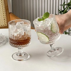 High-definition Instagram-style ice cream cup dessert juice cup coffee pudding cup cold drink vertical pattern tall glass cup