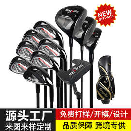 厂家定制高尔夫球杆全套 男士套杆钛合金golf初中级 初学练习球杆