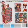 669550 Kabao Cheshen mecha deformation (7 types mixed + display stand) 60 pcs