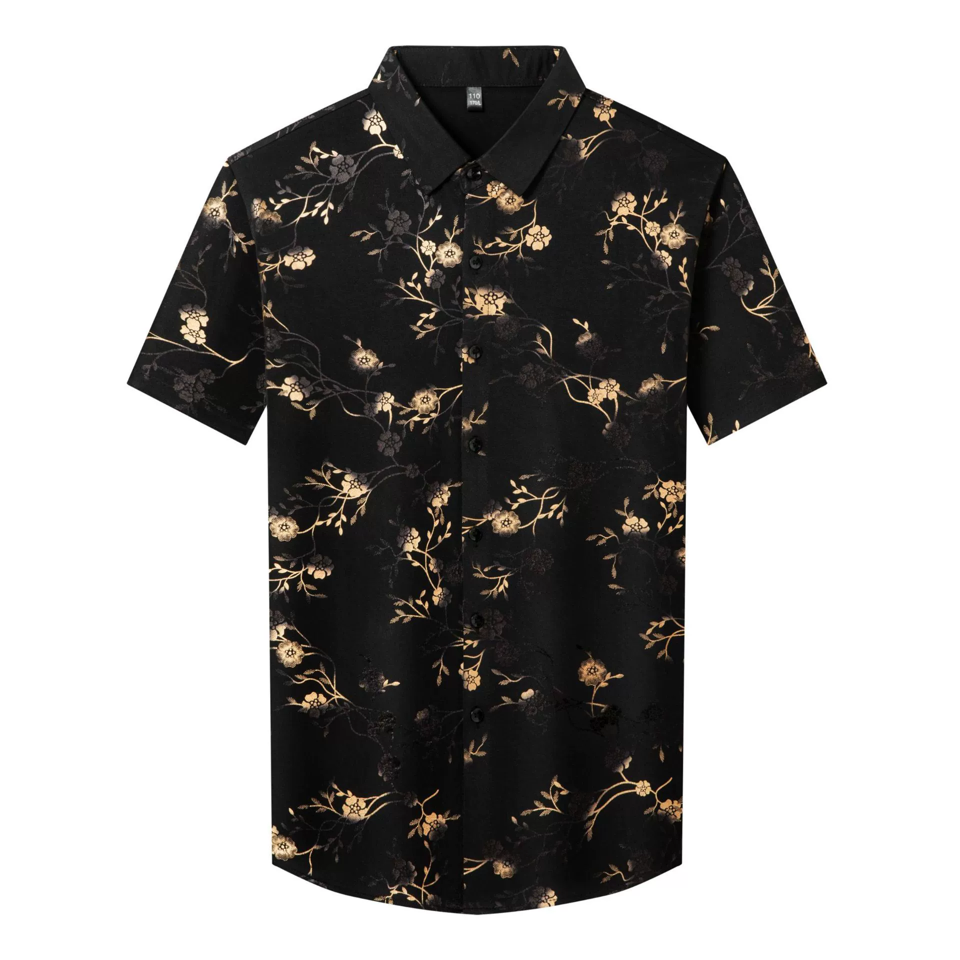 Summer silk shirt for leisure, loose fit
