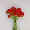 Creative hand-woven artificial flowers Wool crochet boutique bouquet Baoma's handmade sweet 3cm flower finished product