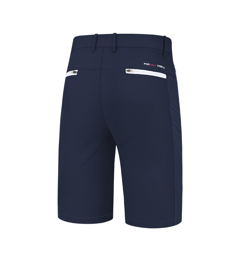 Quần short golf nam PGM thể thao mùa hè thoáng khí — KUZ057 màu xanh hải quân, KUZ057 màu xanh lam, KUZ057 màu xám, KUZ057 màu trắng chi tiết 26