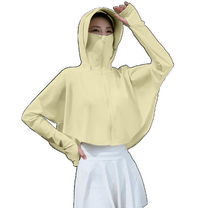 2024 verano nueva ropa de mujer seda delgada transpirable anti-UV abrigo corto fábrica de suministro de comercio al por mayor