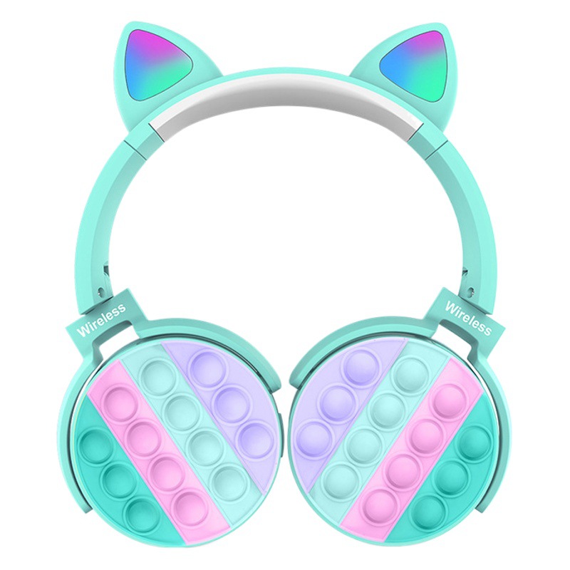 Comercio transfronterizo caliente-venta ratón asesino pionero BT-950 luminoso gato oído auricular Bluetooth auriculares inalámbricos ventas directas de la fábrica