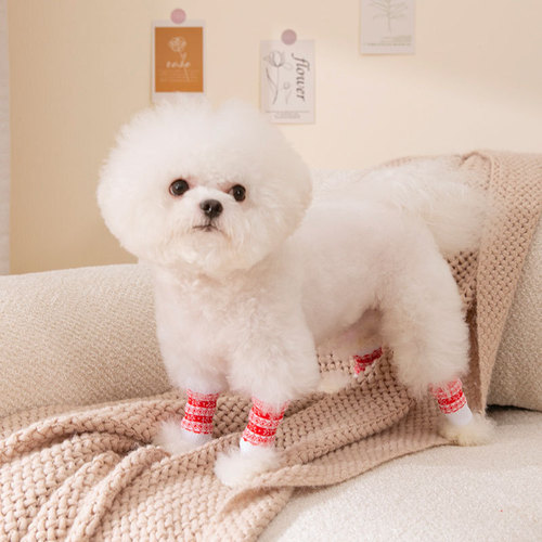 Dog socks, joint socks, non-removable leggings, dog foot covers, cat cotton socks, medium and small dog all-season pet socks