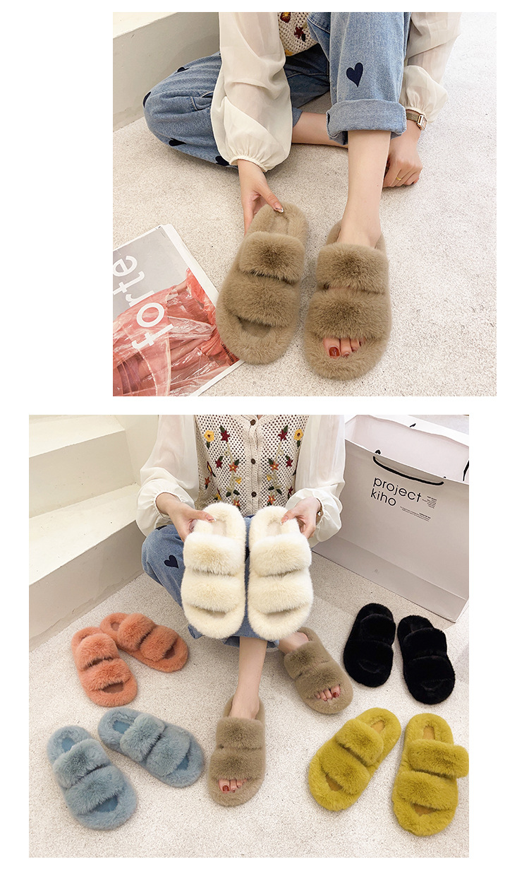 new style plush thick bottom soft slippers nihaostyle clothing wholesale NSPE68465