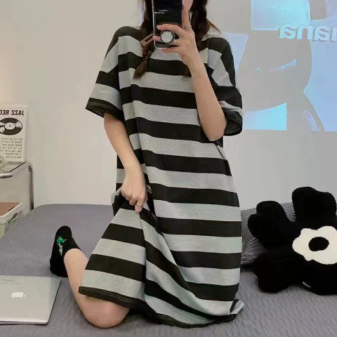 Детское oversize комбинезон-пижама с короткими рукавами, лето, принт-мультфильм, размеры M–XXL