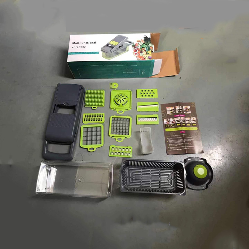 Cortador de verduras multifunción en dados trituradora de patata rallador hogar rebanada de patata rallador de cocina