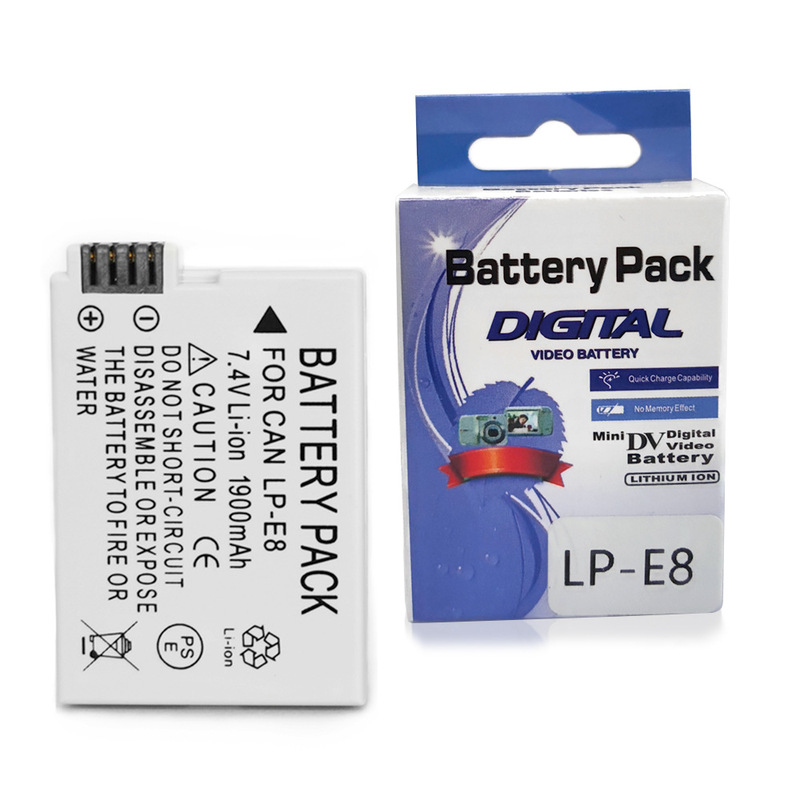 LP-E8 battery for Canon camera EOS 550D 600D 650D 700D X4 X5 X6i X7i