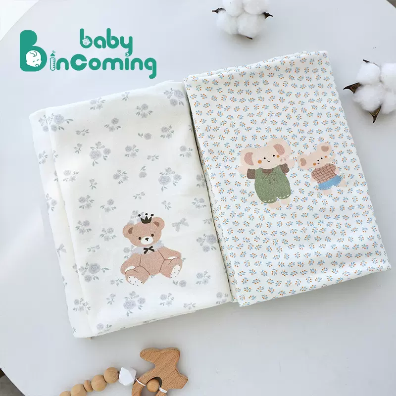 新生儿纯棉产房包单a类婴儿包被初生宝宝四季包巾儿童精梳棉盖毯