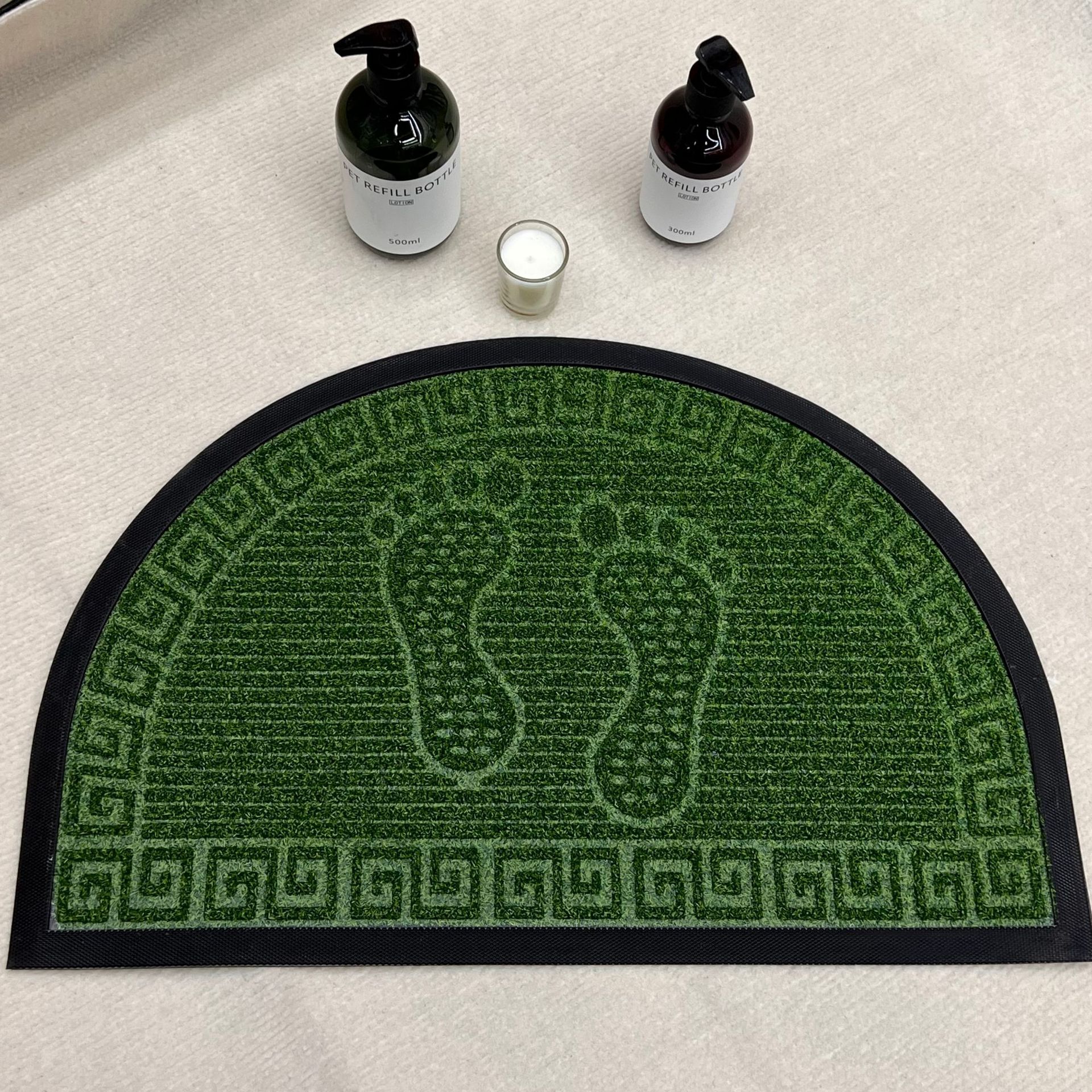 Comercio exterior simple fricción almohadilla de tierra puerta de entrada al aire libre antideslizante almohadilla de pie porche alfombra resistente al desgaste fácil de limpiar