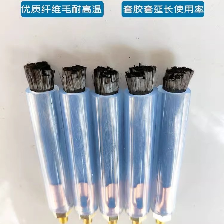 焊道清洗机毛刷头处理机配件不锈钢焊缝电解抛光纤维毛M6 M8 M10