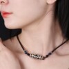 Tibet Artifact Peter Jackson's King Kong Dzi Weathering Chalcedony Tibetan Pendant Necklace clavicle Ethnic style