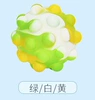 Green white yellow mixed color trumpet