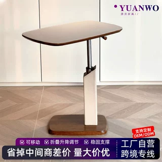 可升降床边桌厂家可移动沙发茶几移动角几可旋转客厅电脑桌小边几
