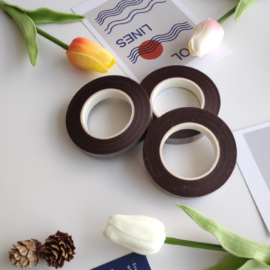 Ventas directas de fábrica cinta floral 27 m flor varilla cinta de papel crepé cinta de color al por mayor de producción de bricolaje