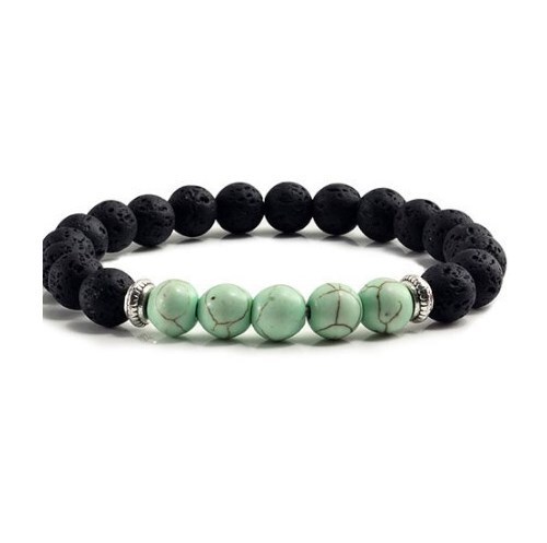 8mm beaded bracelet volcanic stone black lava turquoise red agate wood beads marble vgb45 8mm beaded bracelet volcanic stone black lava turquoise red agate wood beads marble vgb45