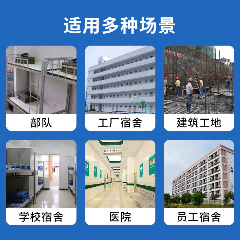 acero grueso cama de marco de hierro superior e inferior dormitorio del personal del sitio de construcción de la escuela tipo apartamento desmontaje perfil de una sola capa