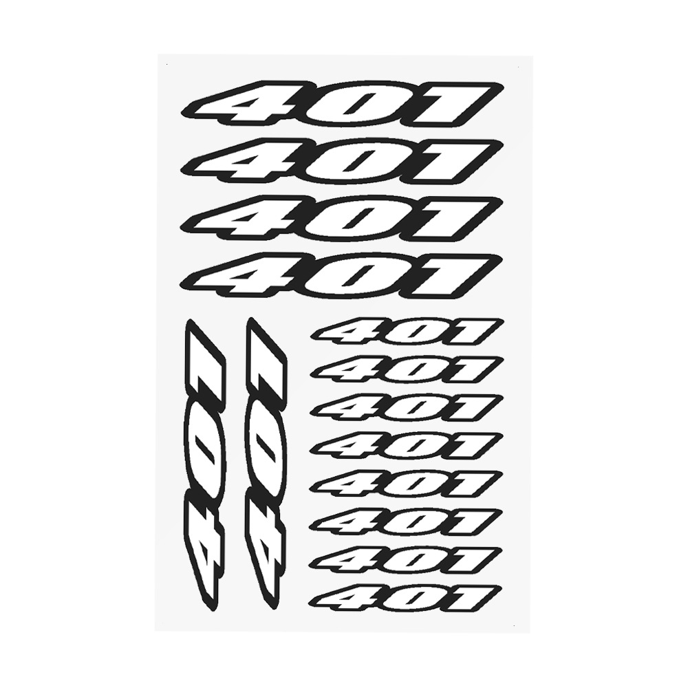 Pegatinas digitales para motocicletas para el modelo general Zhongshen Cyclone RE RX RG RC RA AQS401