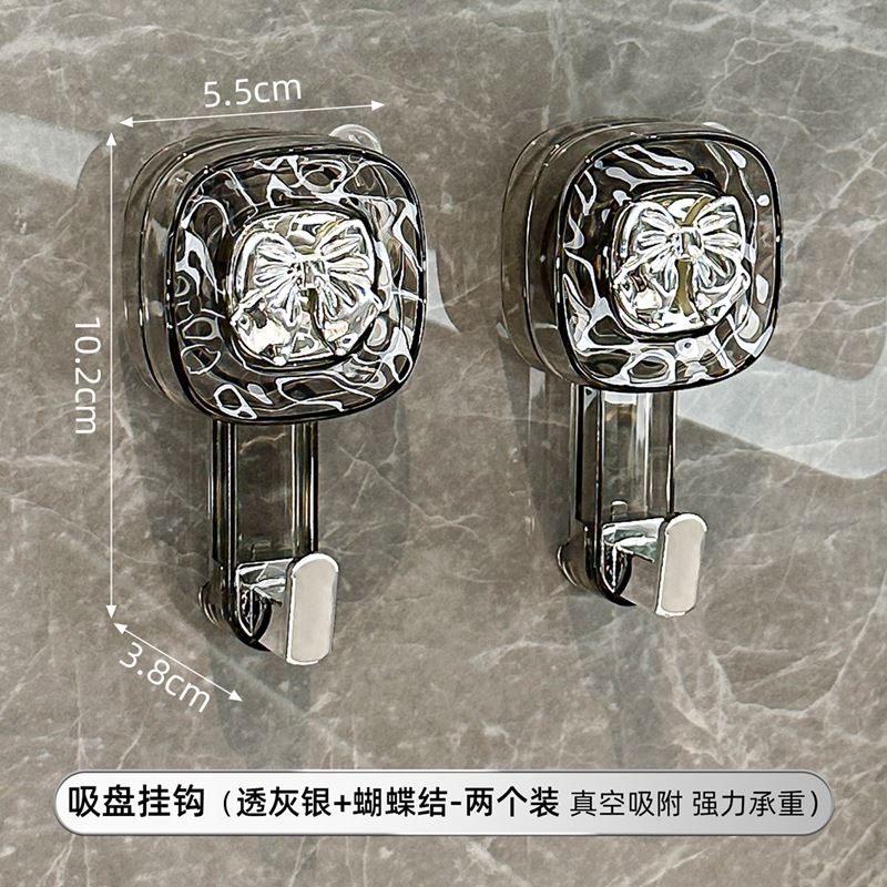 Gancho de ventosa giratoria fuerte vacío sin perforación fuerte gancho adhesivo de carga puerta de cocina detrás de la pared del baño