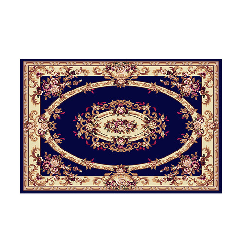 Light Luxury Vintage European-Style Living Room Full-Size Rug & Floor Mat – Stylish Hotel & Lounge Area Carpet, Perfect for Home Use with Seamless Design