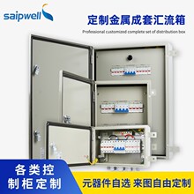 斯普雙層門配電箱室內外門明裝壁掛牆基業箱成套設備雙排骨控制箱