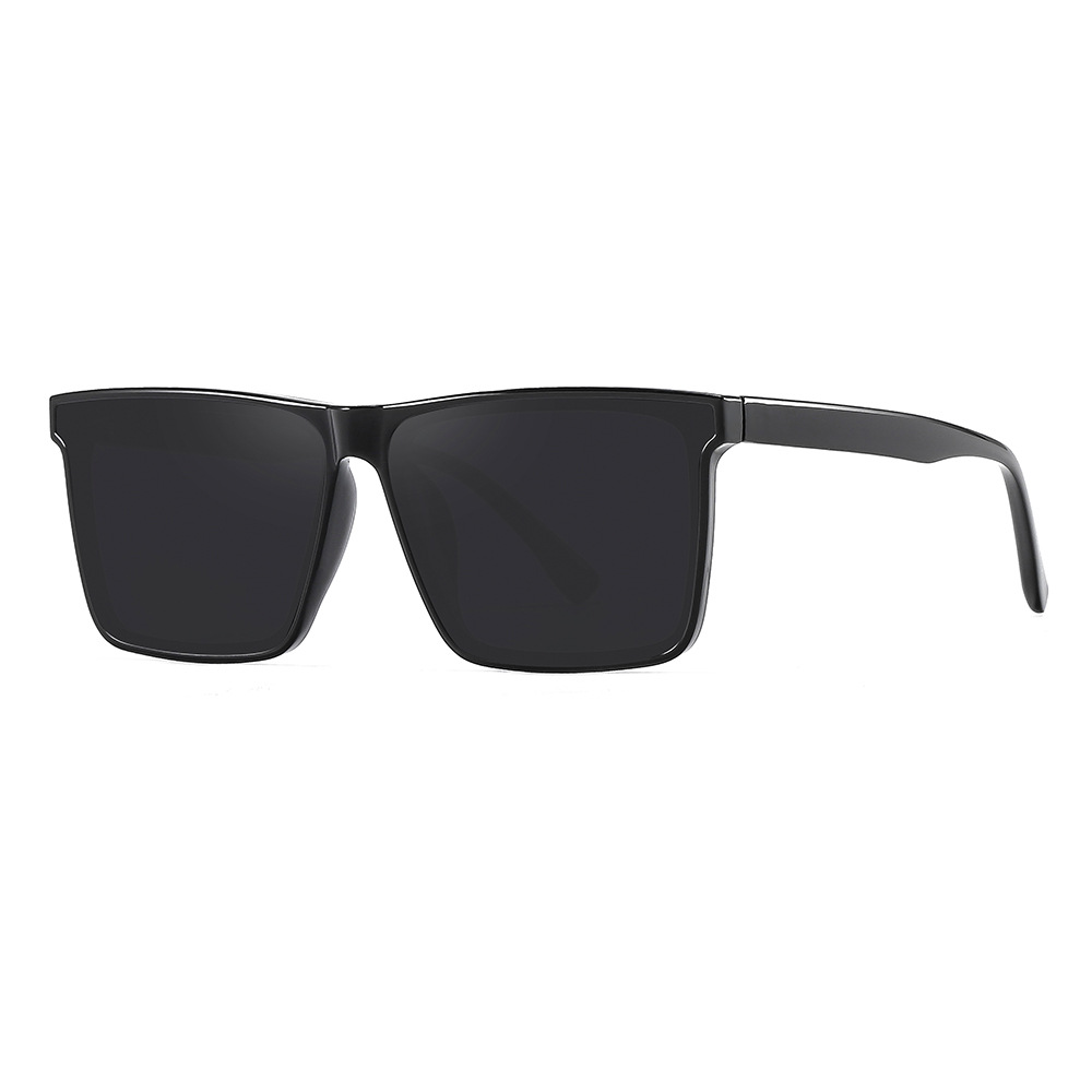 Polarized Men's Sunglasses Square Frame Uv Protection Glasses_voghion.com
