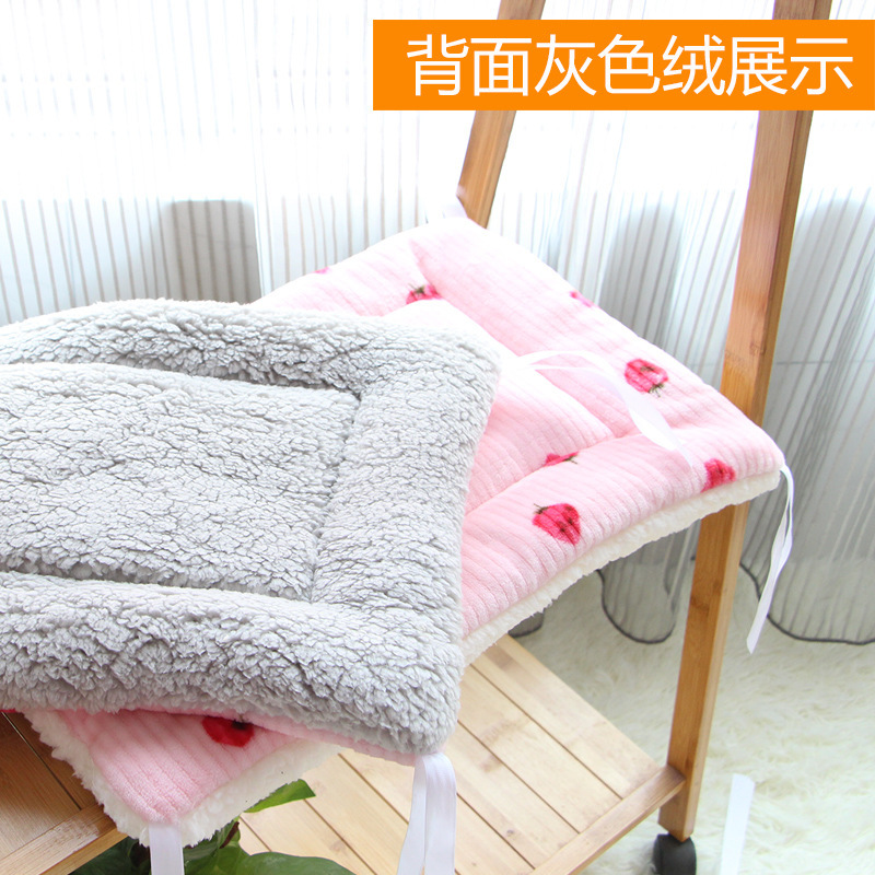 핑크 딸기 (그레이 벨벳 백)