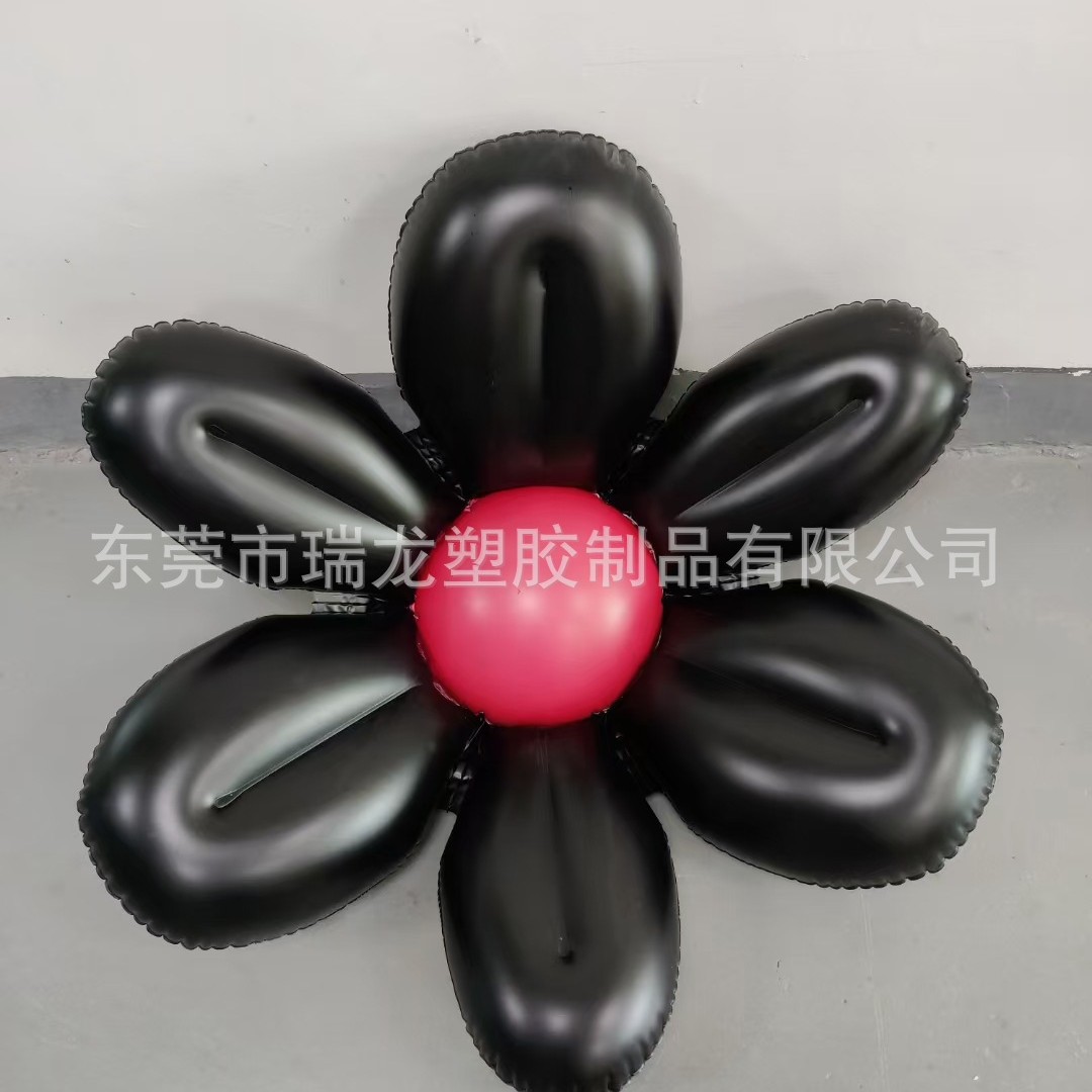 厂家做货 PVC充气花朵 冲浪花 吹气广告用品 节日布置道具