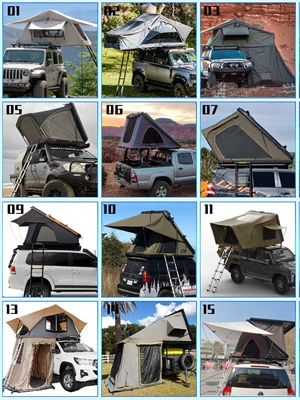 Car Tent Quick-Open Aluminum Shell: Avtomobil dam çadırları