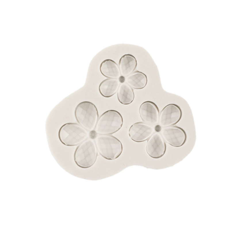 Mini girasol pequeña flor serie pastel molde de silicona pastel de chocolate fondant decoración molde de silicona