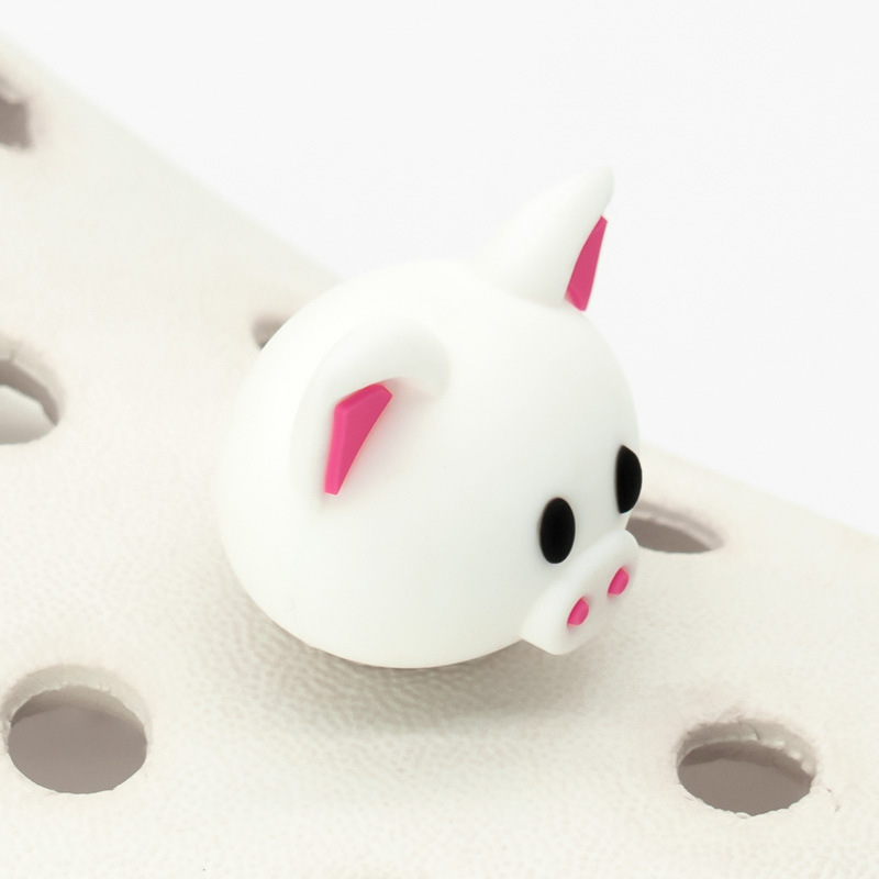 国境を越えた新型立体3d靴花靴バックル穴靴アクセサリー動物かわいい装飾バックルPVCガーデン靴アクセサリー