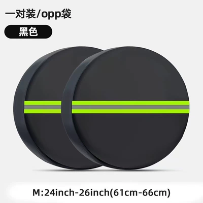 Bag Wheel Cover Protective Cover, Spare wheel cover - green-reflective-strips-m-size-2-pack-24-26inch61-66cm