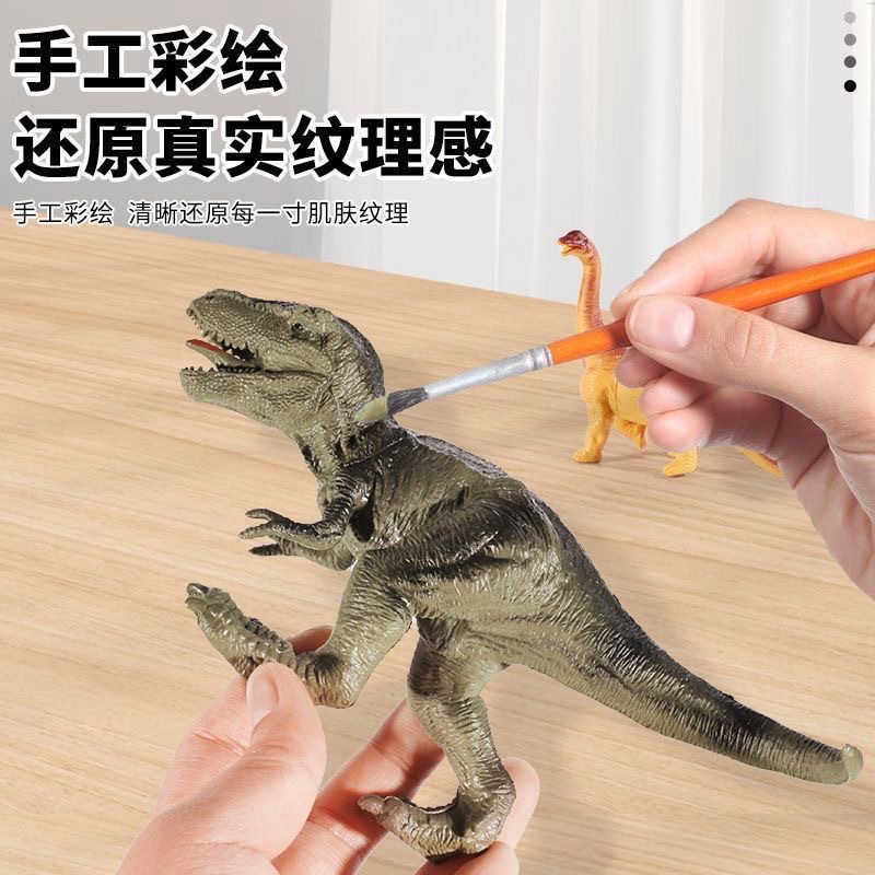 Juguetes de huevo de dinosaurio de tamaño grande huevo de almacenamiento de cartón de mano conjunto de juguetes de animales de goma blanda juguetes para niños