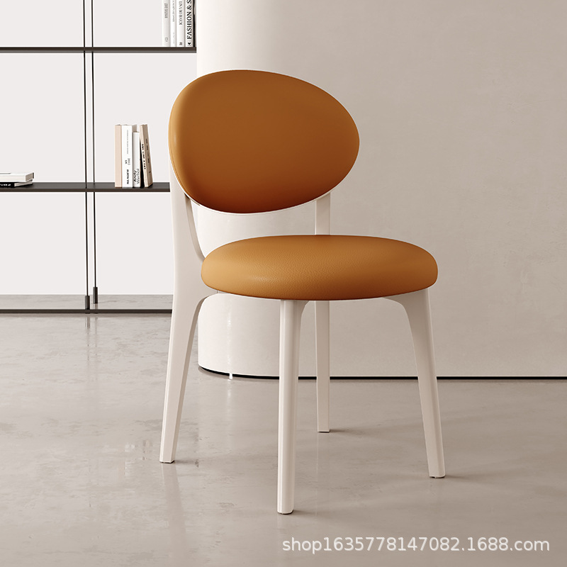 Silla de comedor de madera maciza moderna, comedor casero, hotel, cómodas sillas de respaldo, estilo nórdico, mesa de comedor simple, taburetes