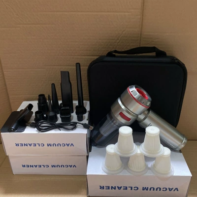 Tozsoranlar High Suction Power, Household Handheld - silver-red-set-of-filter-elements-3-eva-bags