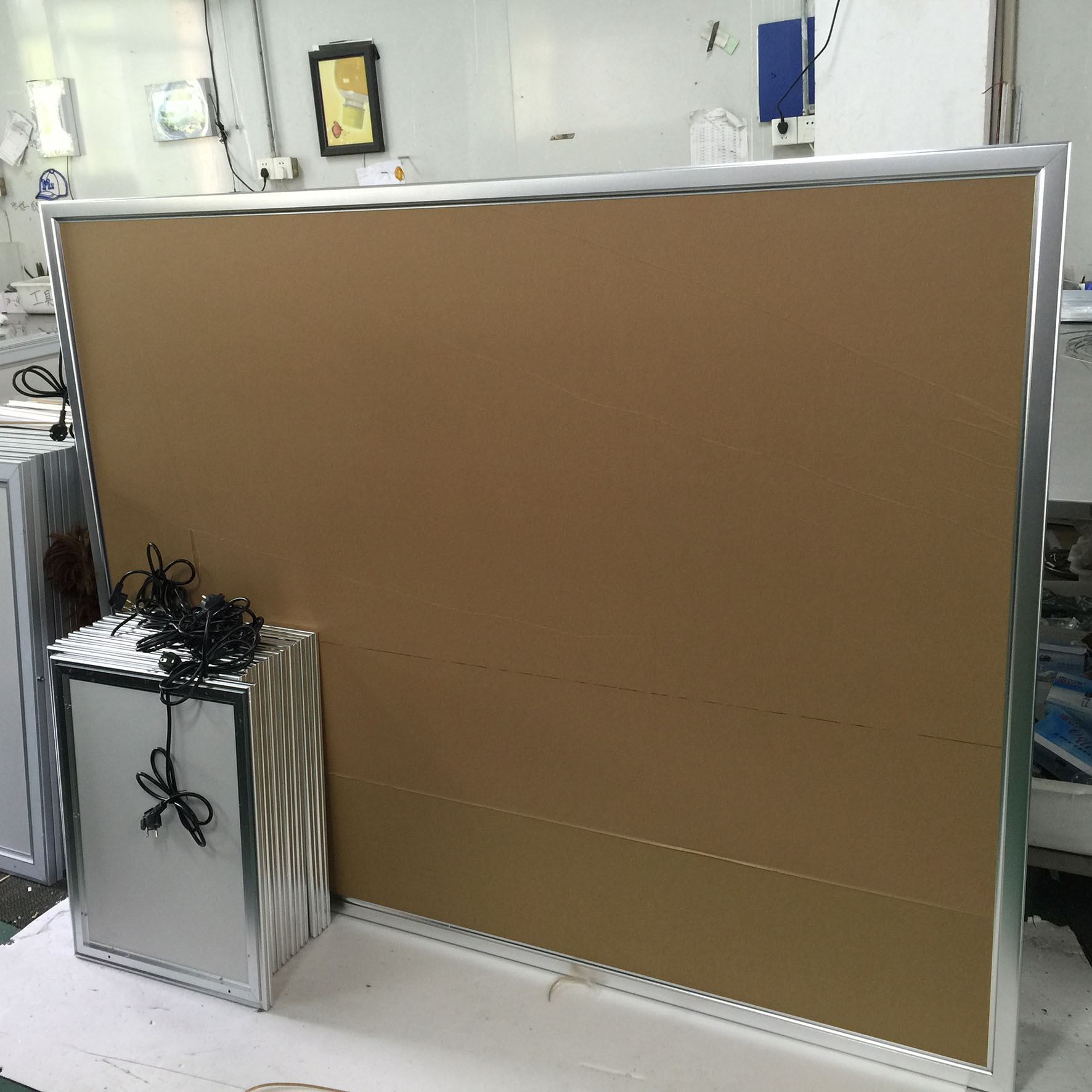 LED开启式超薄广告灯箱电梯相框招牌挂墙式点餐点菜灯箱厂家定 做