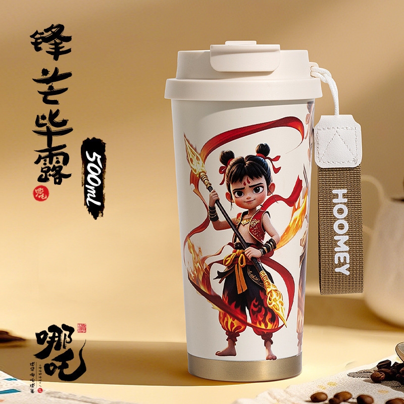 新しい高品質のクリエイティブなコーヒーカップ、軽い高級感とハイエンドの316ステンレス鋼のカスタマイズされたタンブラー、セラミックウォーターカップギフト|undefined