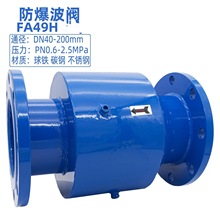 FA49H-10Q 防爆波阀 人防用防爆波安全阀 DN125 南高阀门