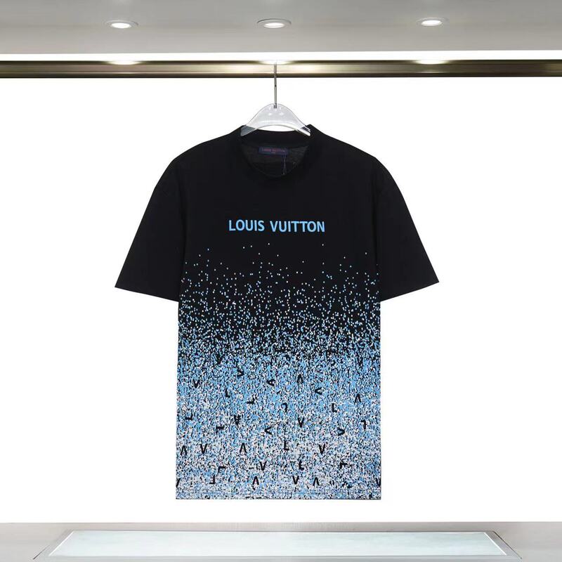 国境を越えた25ss夏の新型230グラムの双糸綿はアルファベットロゴで男女の同じファッションtシャツを刺繍している|undefined