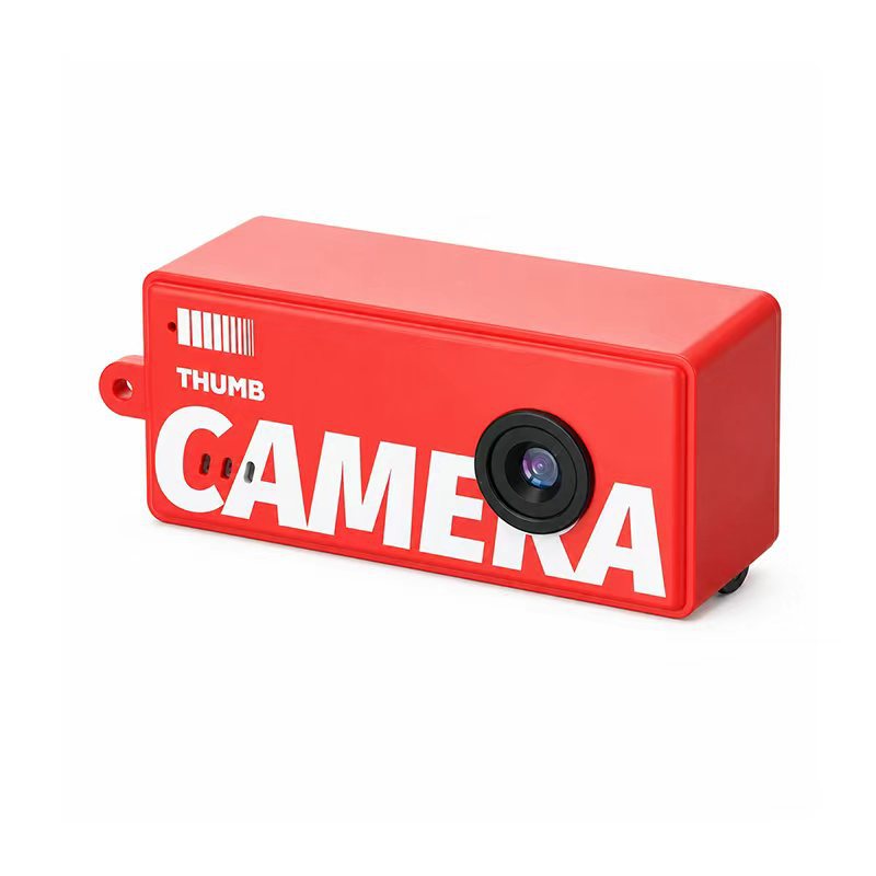 Mini Cámara de Pulgar CCD de ABS con Grabación de Video y Filtros para Vlog