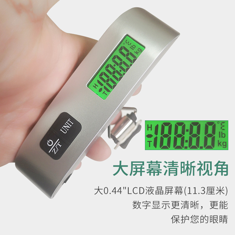 Suministro directo de fábrica Escala de equipaje escala portátil Inglés T-tipo balanza electrónica pesca equipaje portátil Escala de compras anti-fraude