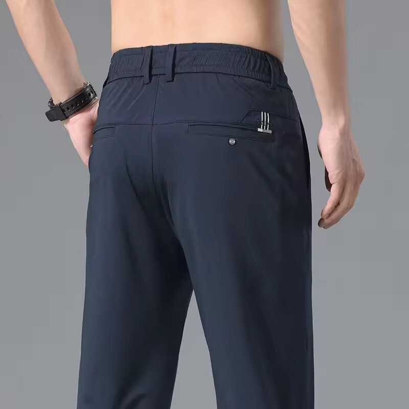 Men's Pants 2026 New Black Gray Khaki Blue Business Casual Pants Outdoor Elastic Breathable Straight-Leg Sports Pants Men's Pants 2026 New Black Gray Khaki Blue Business Casual Pants Outdoor Elastic Breathable Straight-Leg Sports Pants