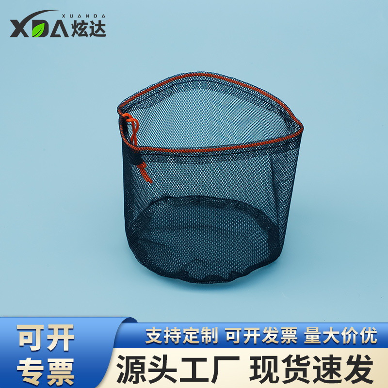 现货涤纶束口袋抽绳包网袋多功能网眼收纳袋拉绳涤纶袋透气袋批发