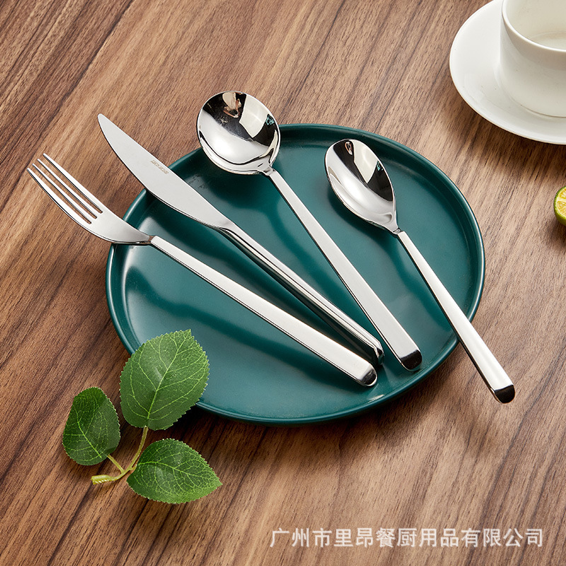 tableware Morocco high-grade knife and fork suit stainless steel knife and fork spoon Western tableware spoon snack fork