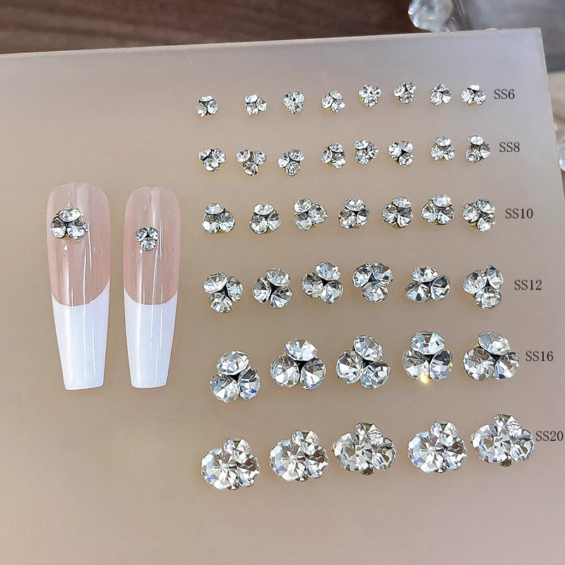 No Bottom Mini small size Stack Drill Nail Art Jewelry Flash K9 Stack Drill Finished Rhinestone Nail Drill Decoration Accessories No Bottom Mini small size Stack Drill Nail Art Jewelry Flash K9 Stack Drill Finished Rhinestone Nail Drill Decoration Accessories
