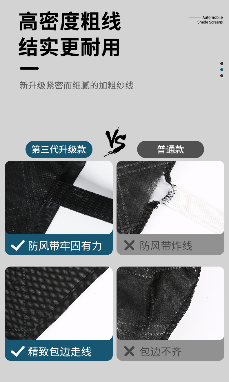 Car Snow Cover, Front Windshield Snow Cover, Anti-Frost Cover, Engine Hood Winter Car Cover, Thickened Snow Protection Cover