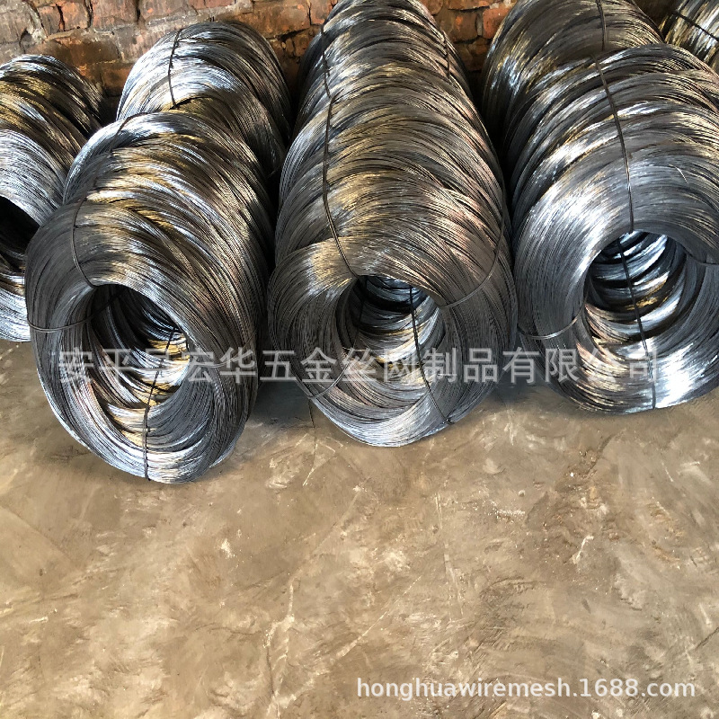 0.7-6.5mm做铁钉焊网支架用冷拔黑铁丝 硬黑铁丝 黑色铁亮丝